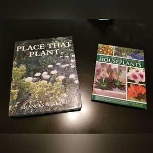 Set of 2 loved plant books.